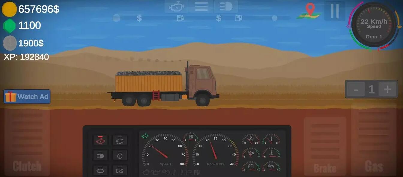 平面手动挡卡车4