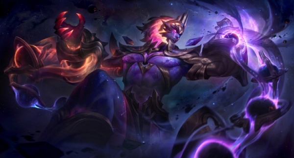 英雄联盟2024英雄联盟暗星皮肤原画什么样