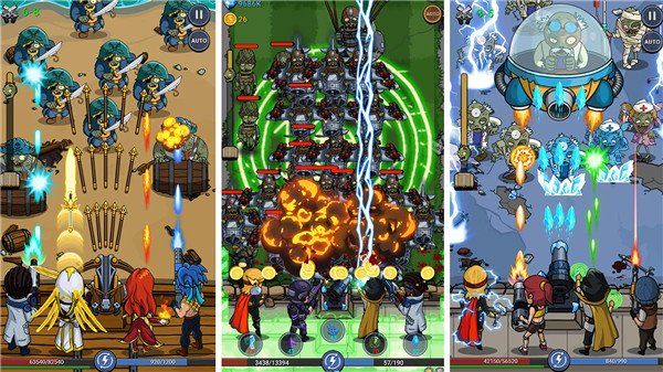 僵尸空闲防御手游