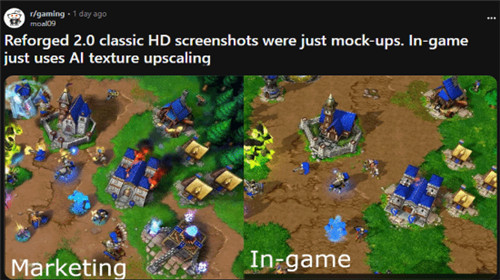 玩家称魔兽3重制2.0不理想