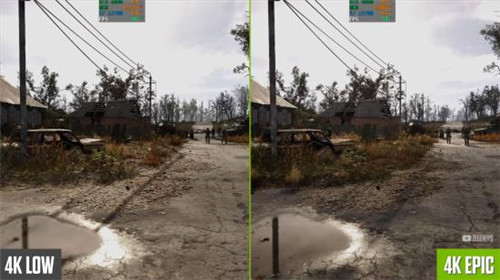 潜行者2PC端最高vs最低画质