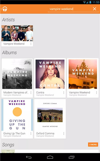 谷歌音乐播放器1