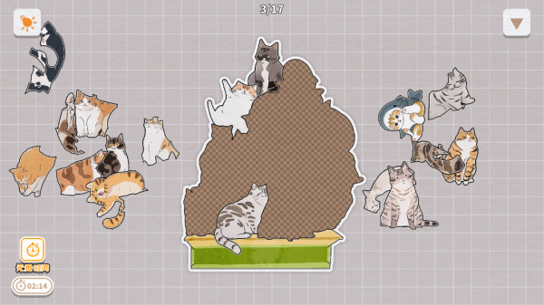 挤在一起的猫猫手游