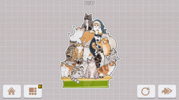 挤在一起的猫猫手游