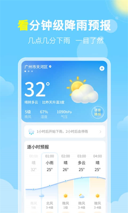 晓雨天气预报4
