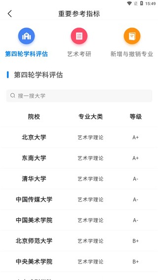 艺考志愿填报模拟平台