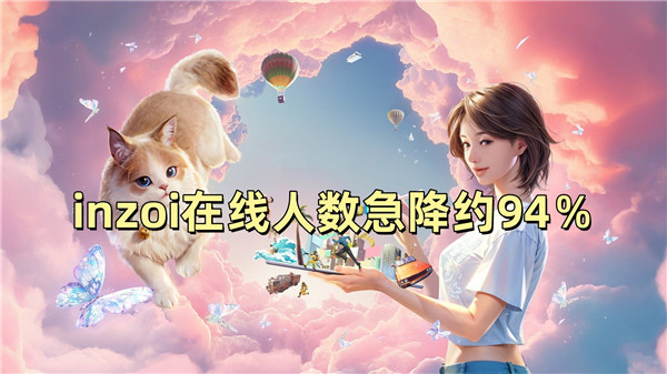 inzoi在线人数急降约94％