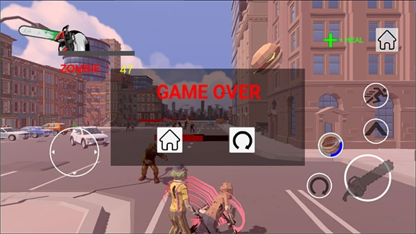 电锯人大战僵尸