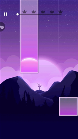 节奏的钢琴白块