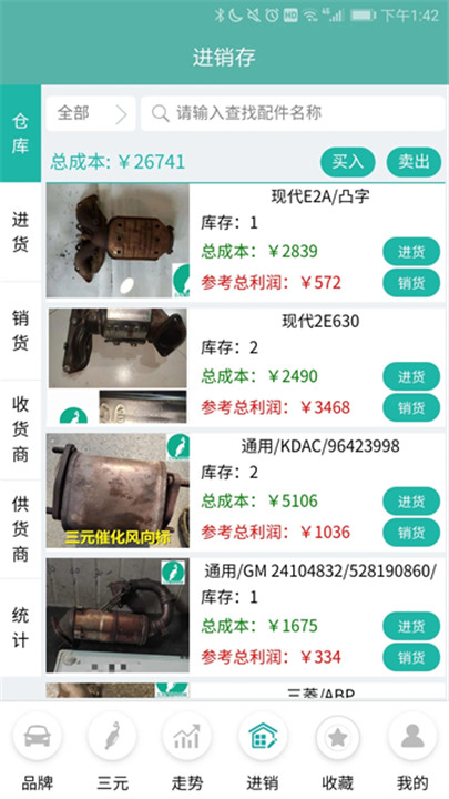 三元催化风向标5