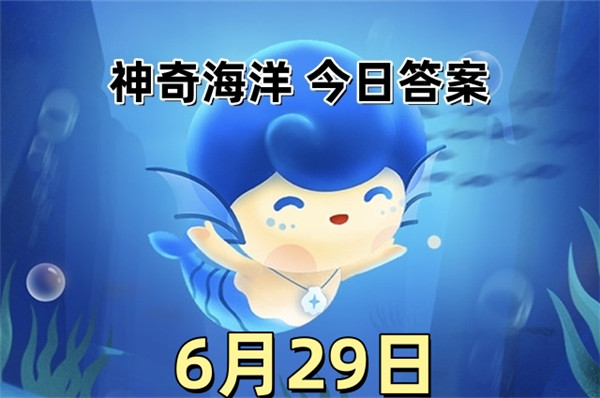 支付宝2025年6月29日神奇海洋答案