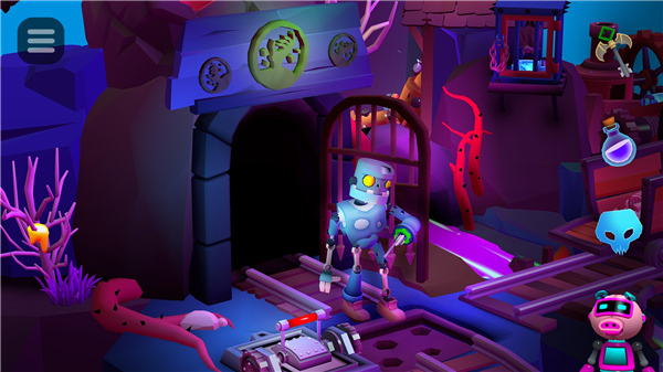 微型机器人传送门逃脱3