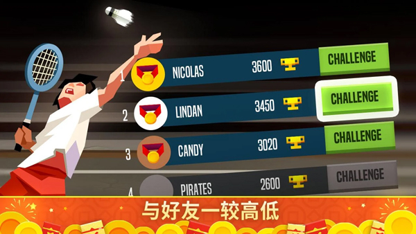 羽毛球高高手手游1