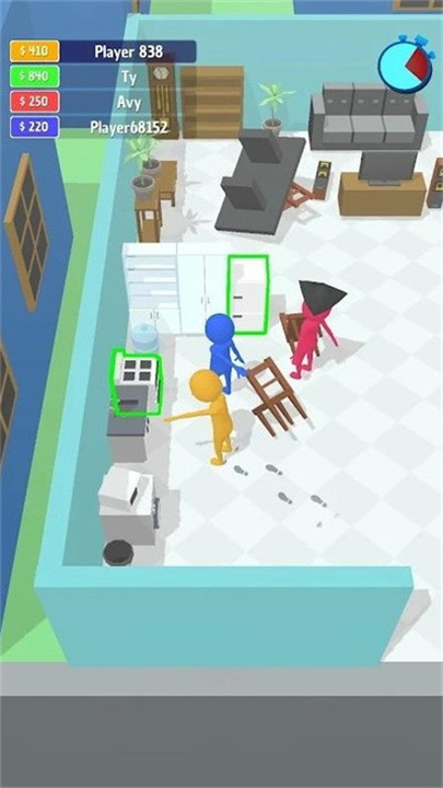 火柴人搬家比赛3