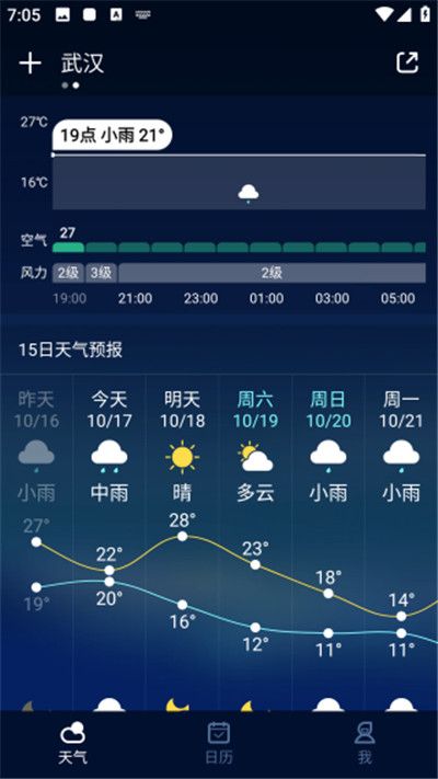 百度天气预报