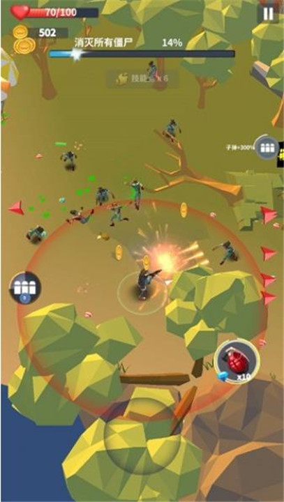 疯狂僵尸快速射击3