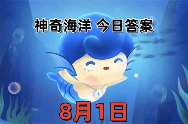 支付宝2025年8月1日神奇海洋答案