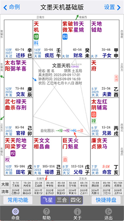 文墨天机紫微斗数排盘软件1