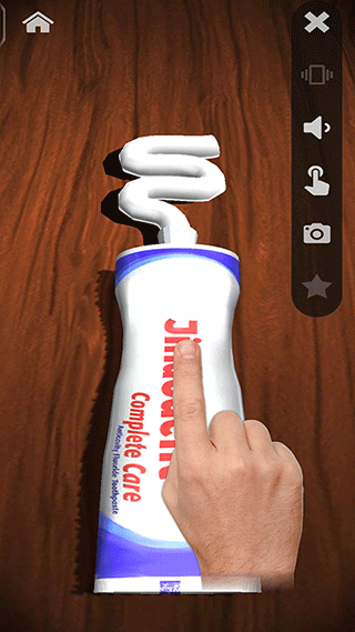 挤牙膏解压游戏