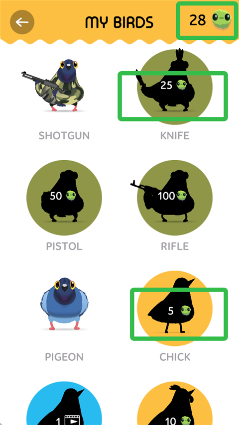 疯狂的鸽子全皮肤版