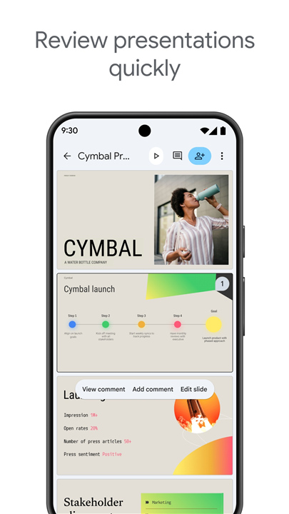 谷歌幻灯片手机版1