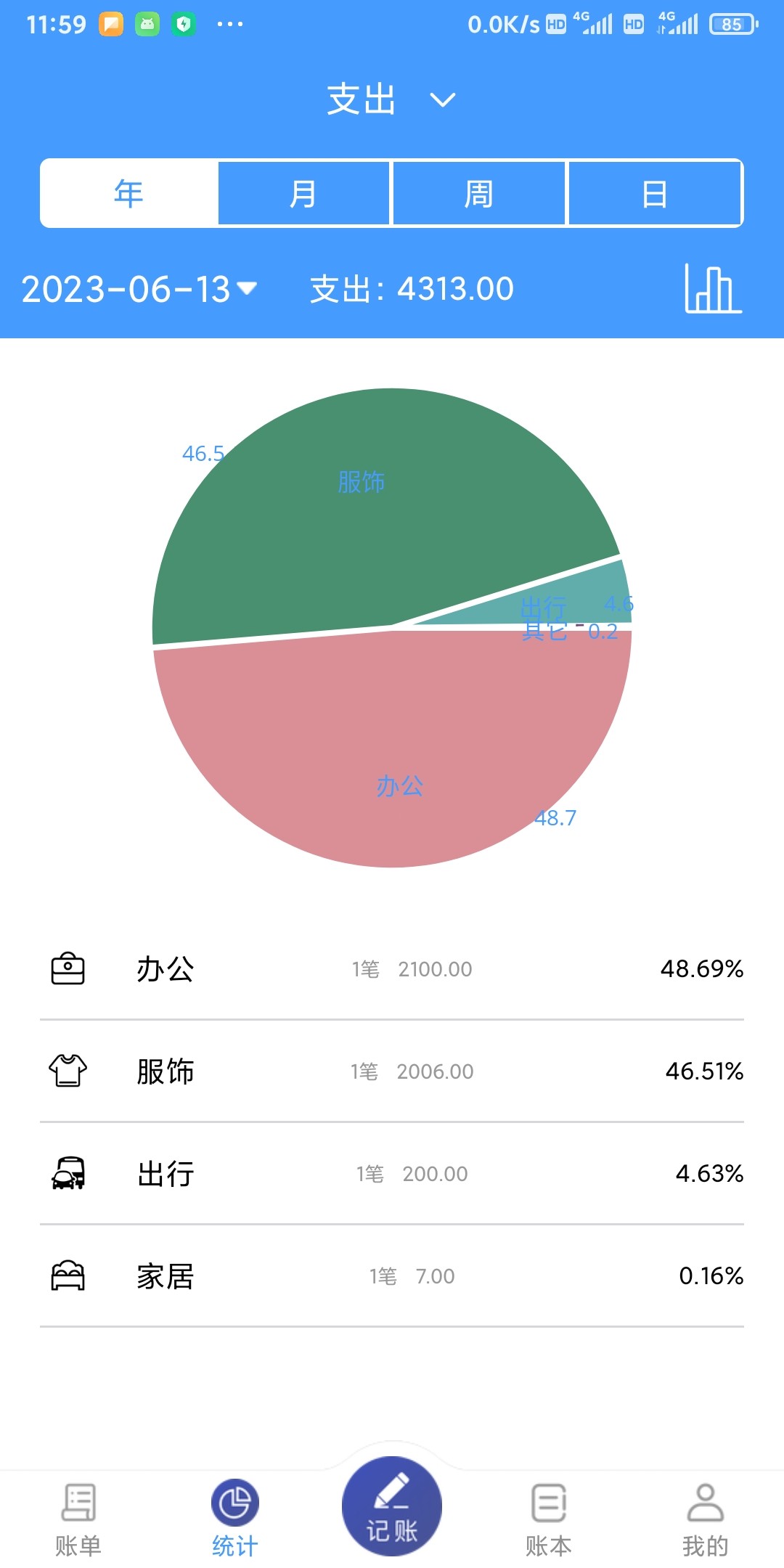 福霖记账软件