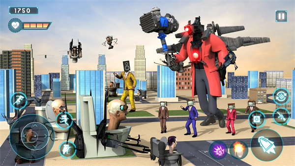 马桶人城市英雄3D安卓版1