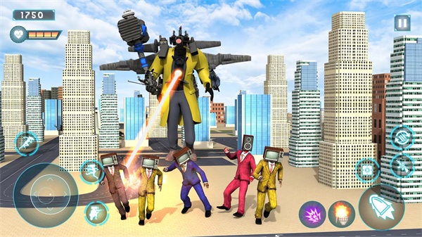 马桶人城市英雄3D安卓版3